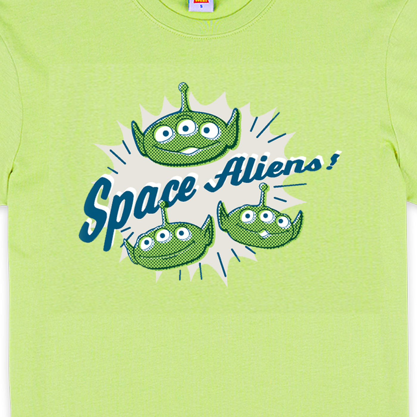 Disney Toy Story Space Aliens! Men T-Shirt & Women Crop - เสื้อยืดดิสนีย์ ทอย สตอรี่ ผู้ชายและครอปผู้หญิง