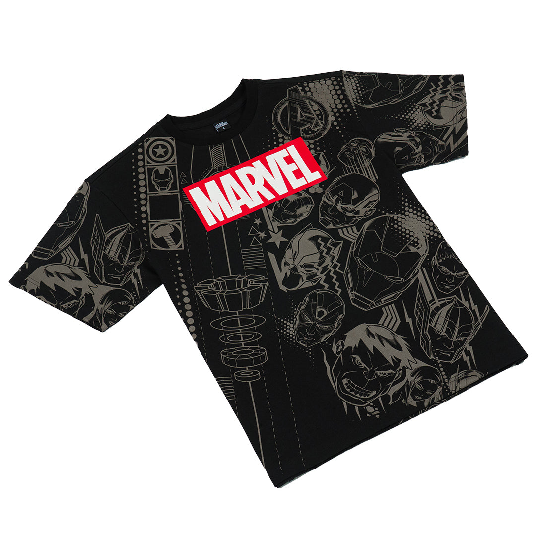 Marvel Men Avengers  // Oversized T-Shirt // -  เสื้อผู้ชายโอเวอร์ไซส์ลายอเวนเจอร์