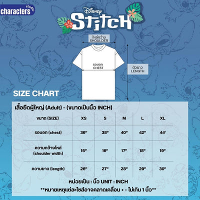 Disney Family Stitch // T-shirt & Crop Lilo&Stitch // -  เสื้อยืดผู้ใหญ่ ครอป และเด็ก ดิสนีย์ ลาย ลิโล่แอนด์สติทช์