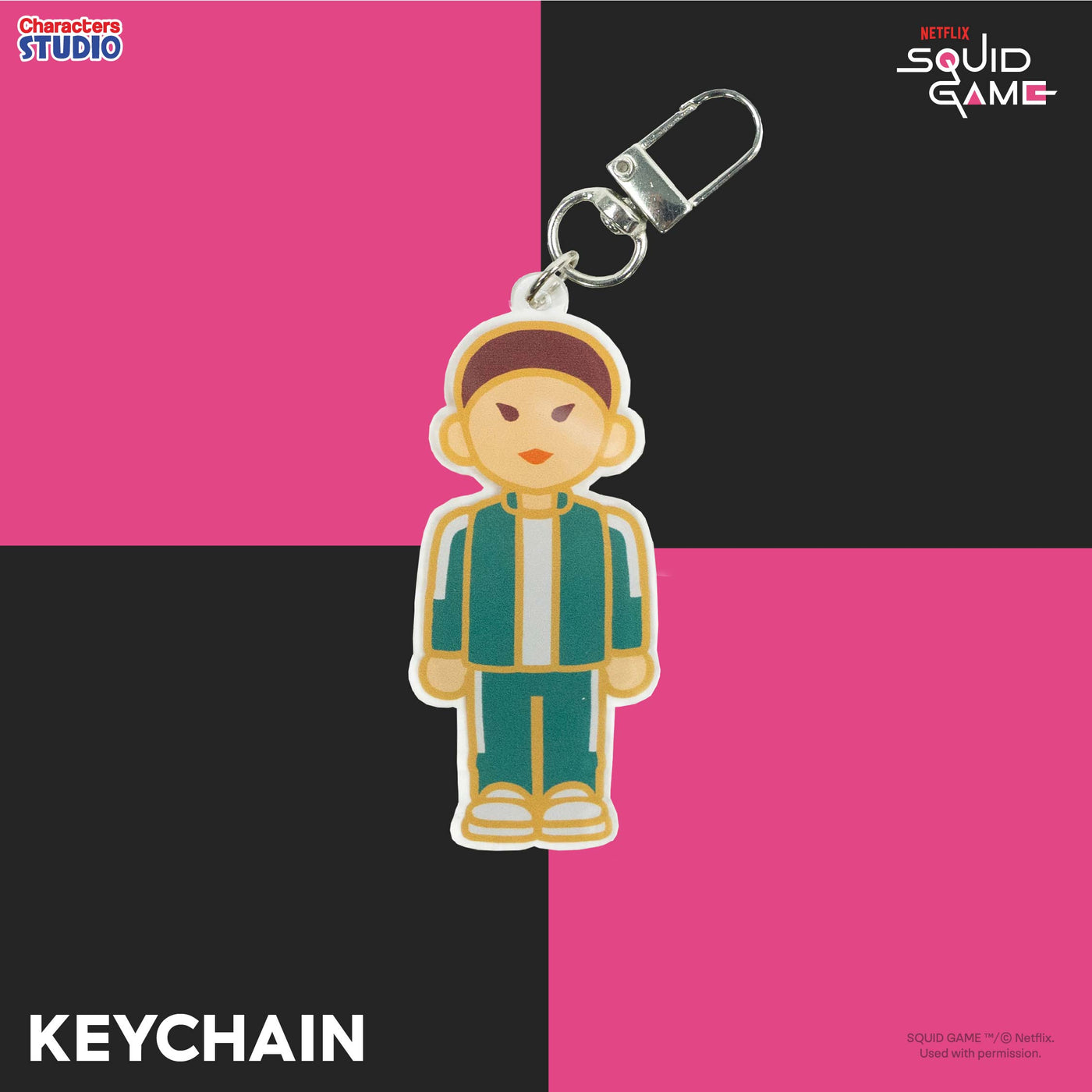 Squid Game Keychain - พวงกุญแจอะคริลิค สควิดเกม สินค้าลิขสิทธิ์ 100%