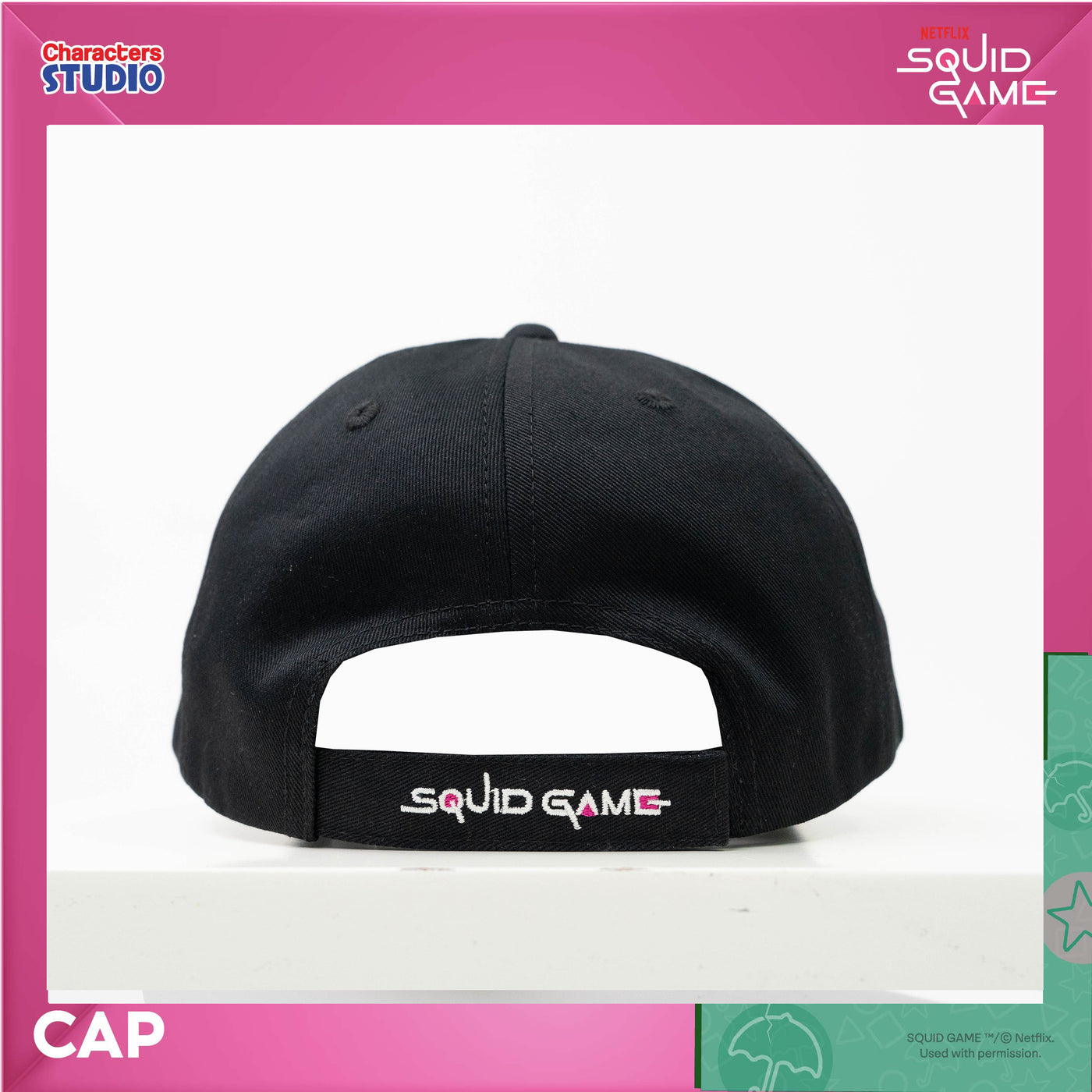 Squid Game Cap - หมวกแก๊ป สควิดเกม สินค้าลิขสิทธิ์ 100%