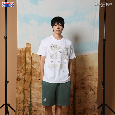 Attack on Titan Men //Relax T-shirt// - เสื้อยืด  ”ผ่าพิทพไททัน“ ลิขสิทธิ์แท้ ผ้า cotton แท้100%