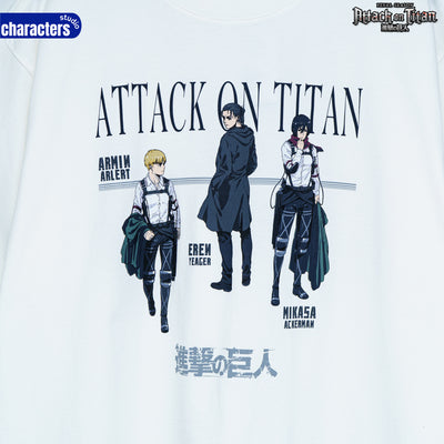 Attack on Titan Men //Oversized T-shirt// - เสื้อโอเวอร์ไซส์ อนิเมะ ”ผ่าพิทพไททัน“ ลิขสิทธิ์แท้ ผ้า cotton แท้100%