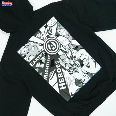 Marvel Men Jacket - เสื้อแจ็คเก็ตผู้ใหญ่มาร์เวล มีฮู้ด สินค้าลิขสิทธ์แท้ 100% characters studio