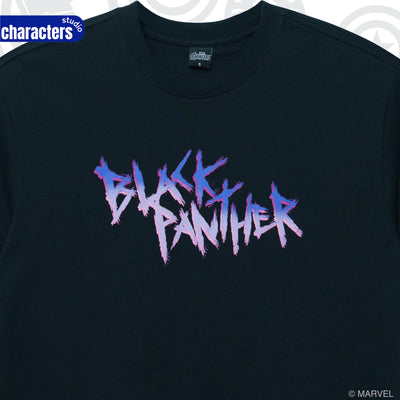 Marvel Men Black Panther wakanda forever T-Shirt // Relax // - เสื้อยืดผู้ชายทรงลีแลค Black Panther