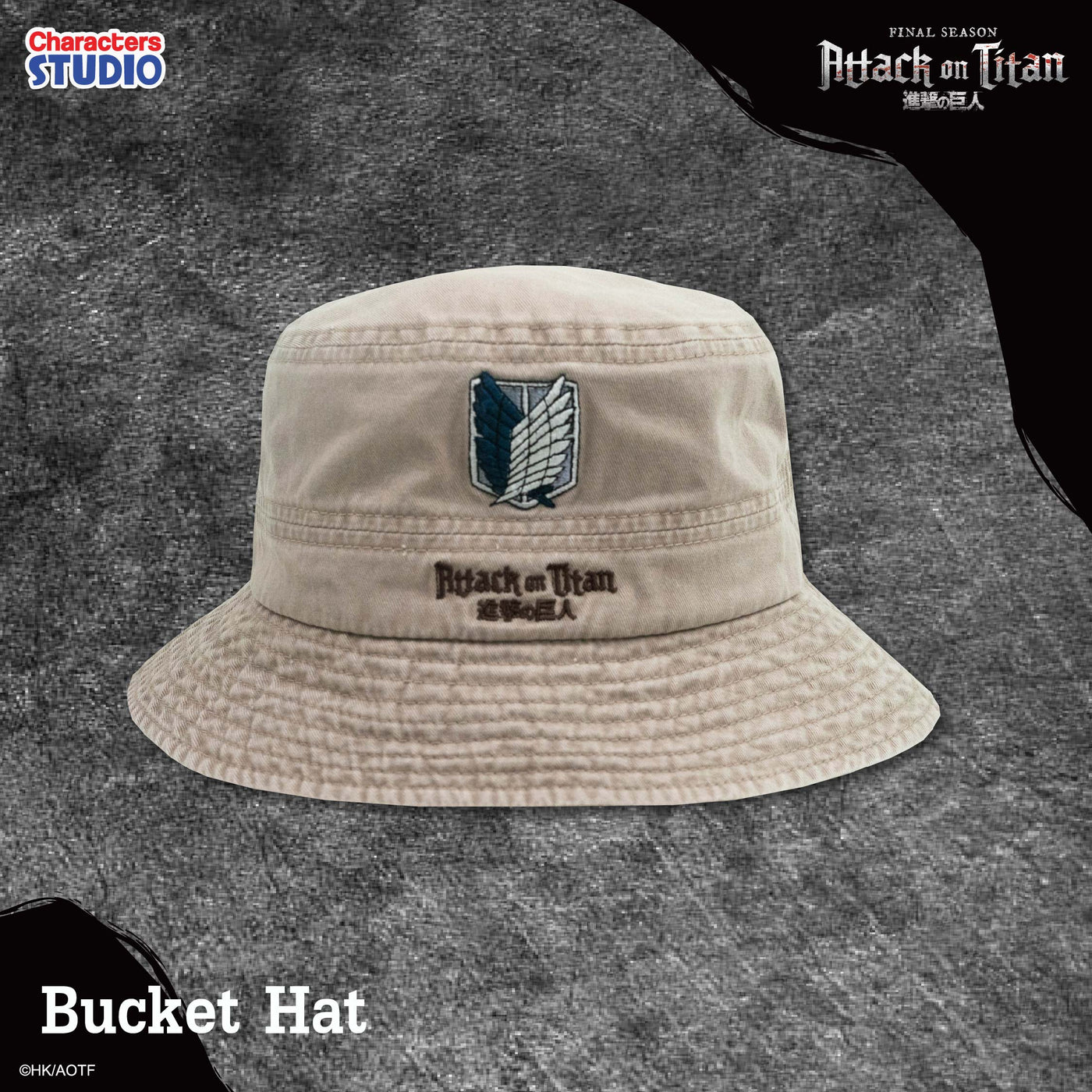 Attack on Titan Bucket hat & Cap - หมวก แก๊ป และหมวกบักเก็ต ”ผ่าพิทพไททัน“ ลิขสิทธิ์แท้