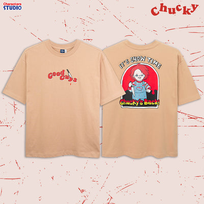 Universal Studios Chucky //Oversized T-Shirt // - เสื้อยืดโอเวอร์ไซส์ผู้ใหญ่ ยูนิเวอร์แซล สตูดิโอ ชัคกี้ งานปัก