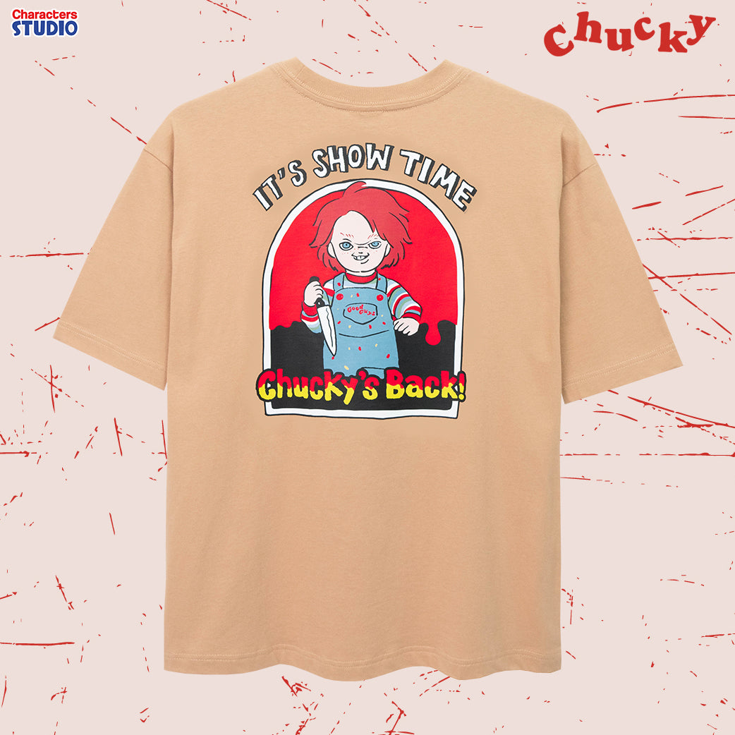 Universal Studios Chucky //Oversized T-Shirt // - เสื้อยืดโอเวอร์ไซส์ผู้ใหญ่ ยูนิเวอร์แซล สตูดิโอ ชัคกี้ งานปัก