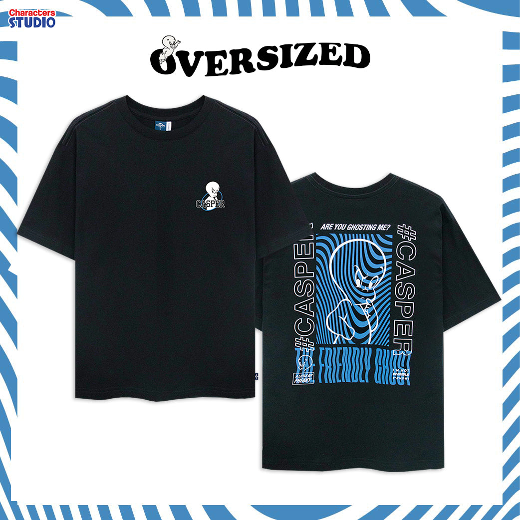 Universal Studio Men Casper // Oversized T-Shirt  //- เสื้อผู้ชายโอเวอร์ไซส์ ยูนิเวอร์แซล สตูดิโอ ผีน้อย แคสเปอร์