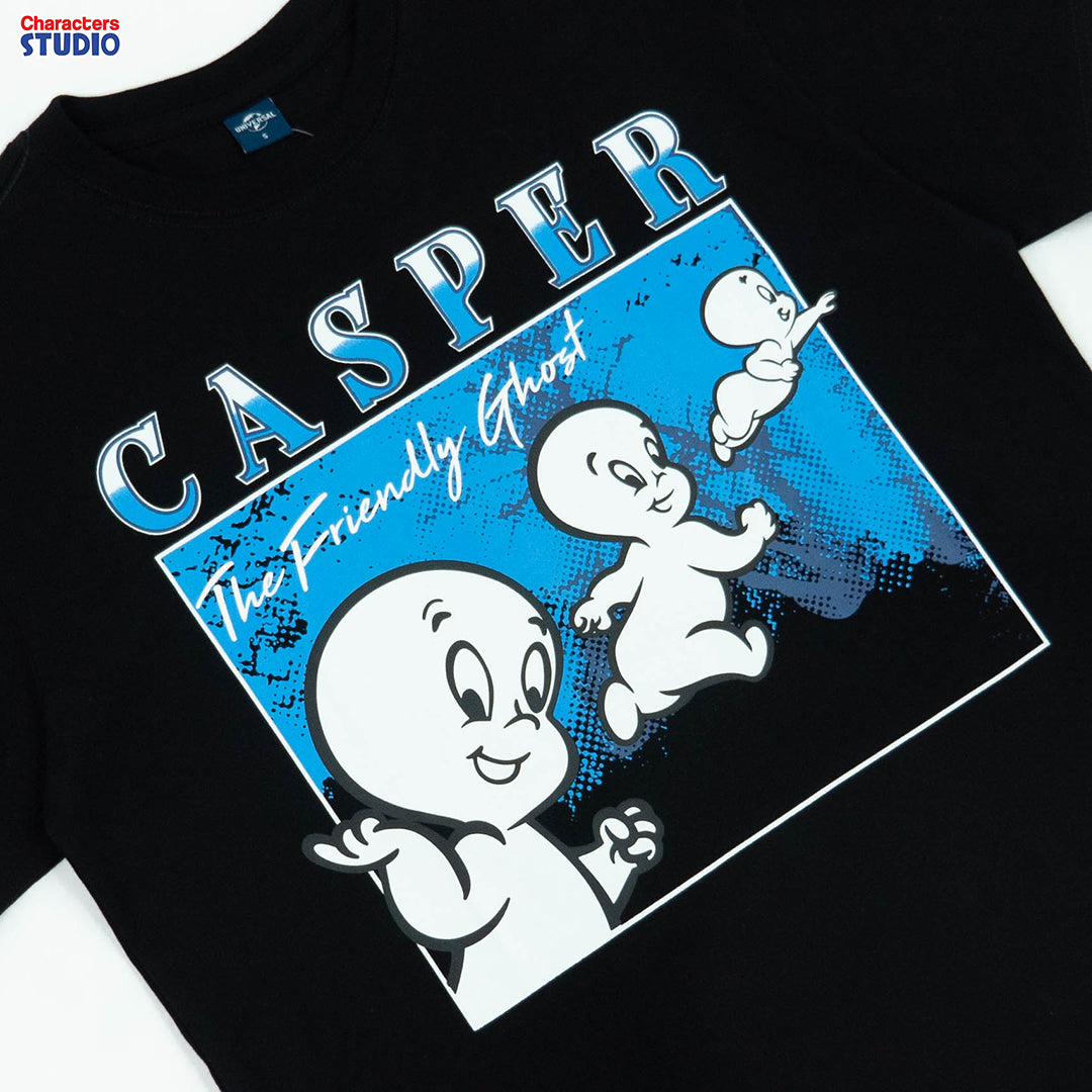 Universal Studios Men Casper (ทรง Relax)T-Shirt - เสื้อผู้ใหญ่ แคสเปอร์ ยูนิเวอร์แซลสตูดิโอ ทรงรีแลค