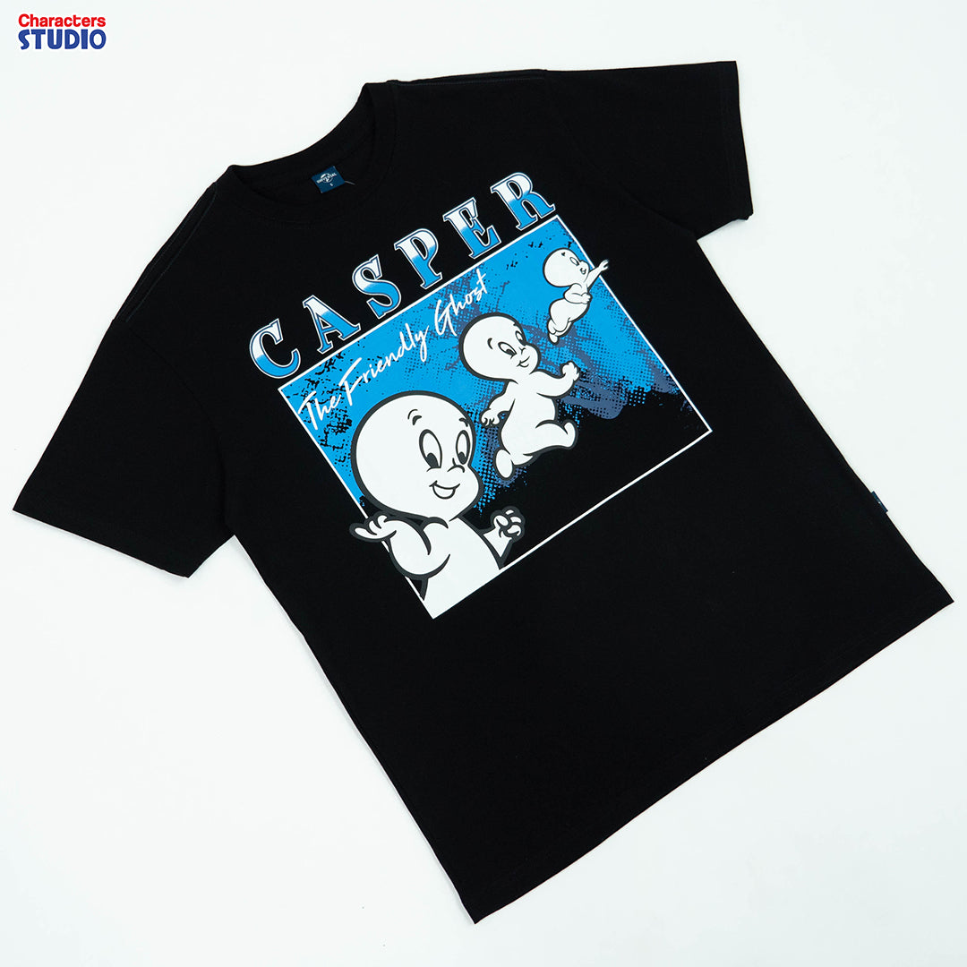 Universal Studios Men Casper (ทรง Relax)T-Shirt - เสื้อผู้ใหญ่ แคสเปอร์ ยูนิเวอร์แซลสตูดิโอ ทรงรีแลค