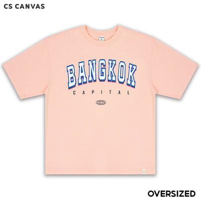 CS CANVAS Men Bangkok // Oversized T-Shirt // - เสื้อยืด Bangkok ผู้ชายโอเวอร์ไซส์ ผ้า Cotton USA ใส่สบายไม่ร้อน