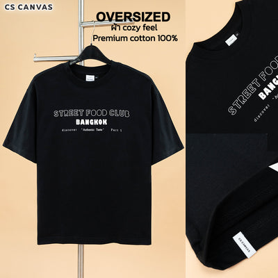 CS CANVAS Local-Bangkok Thailand // Oversized // - เสื้อยืดโอเวอร์ไซส์ ผ้า cozy feel premium cotton 100%