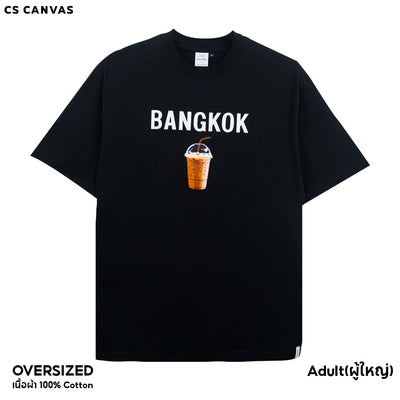 CS CANVAS Local-Bangkok Thailand //Oversized//-เสื้อยืดโอเวอร์ไซส์ ผ้า cozy feel premium cotton100%