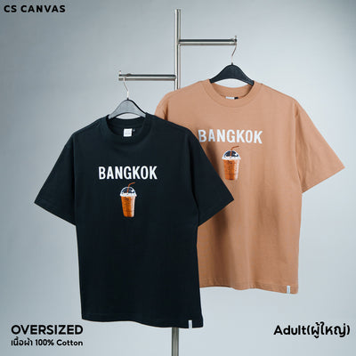 CS CANVAS Local-Bangkok Thailand //Oversized//-เสื้อยืดโอเวอร์ไซส์ ผ้า cozy feel premium cotton100%