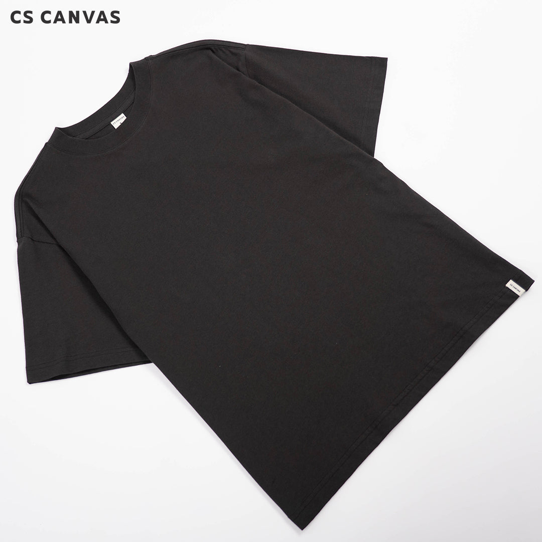 CS CANVAS Men Urban Vibe //Oversized T-Shirt // - เสื้อยืดเปล่า ผู้ชายโอเวอร์ไซส์ ผ้า Cotton USA ใส่สะบายไม่ร้อน XLอก54