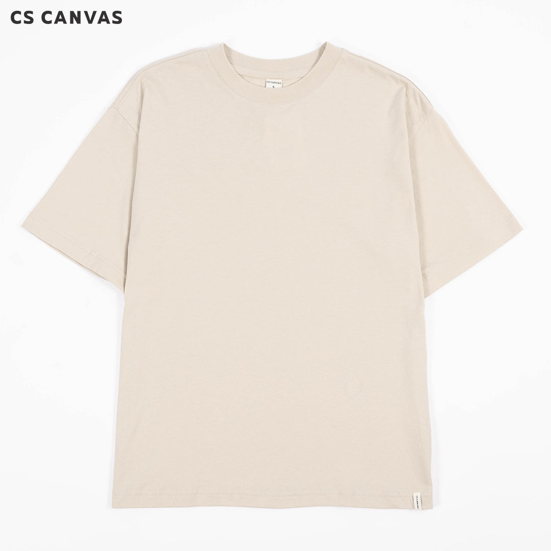 CS CANVAS Men Urban Vibe //Oversized T-Shirt // - เสื้อยืดเปล่า ผู้ชายโอเวอร์ไซส์ ผ้า Cotton USA ใส่สะบายไม่ร้อน XLอก54