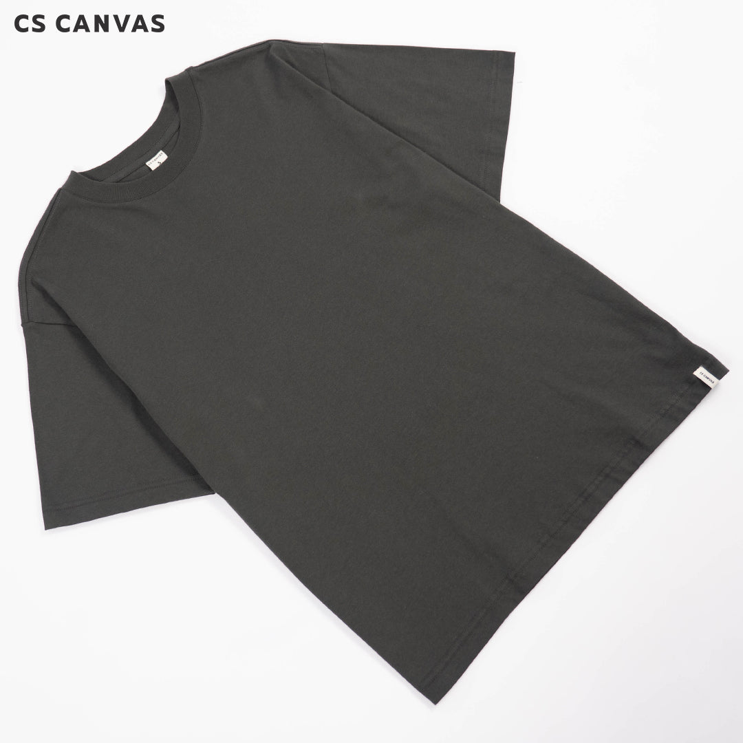 CS CANVAS Men Urban Vibe //Oversized T-Shirt // - เสื้อยืดเปล่า ผู้ชายโอเวอร์ไซส์ ผ้า Cotton USA ใส่สะบายไม่ร้อน XLอก54