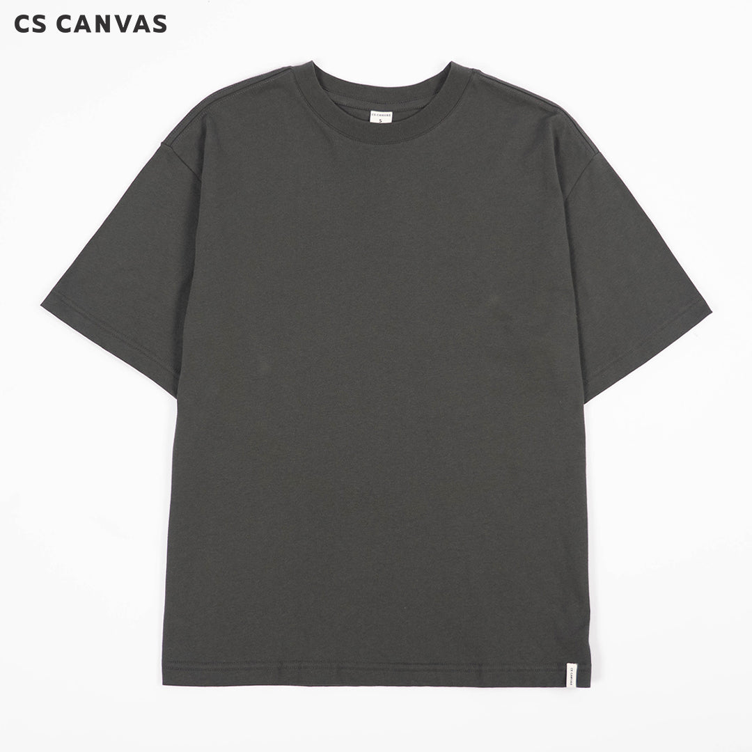 CS CANVAS Men Urban Vibe //Oversized T-Shirt // - เสื้อยืดเปล่า ผู้ชายโอเวอร์ไซส์ ผ้า Cotton USA ใส่สะบายไม่ร้อน XLอก54