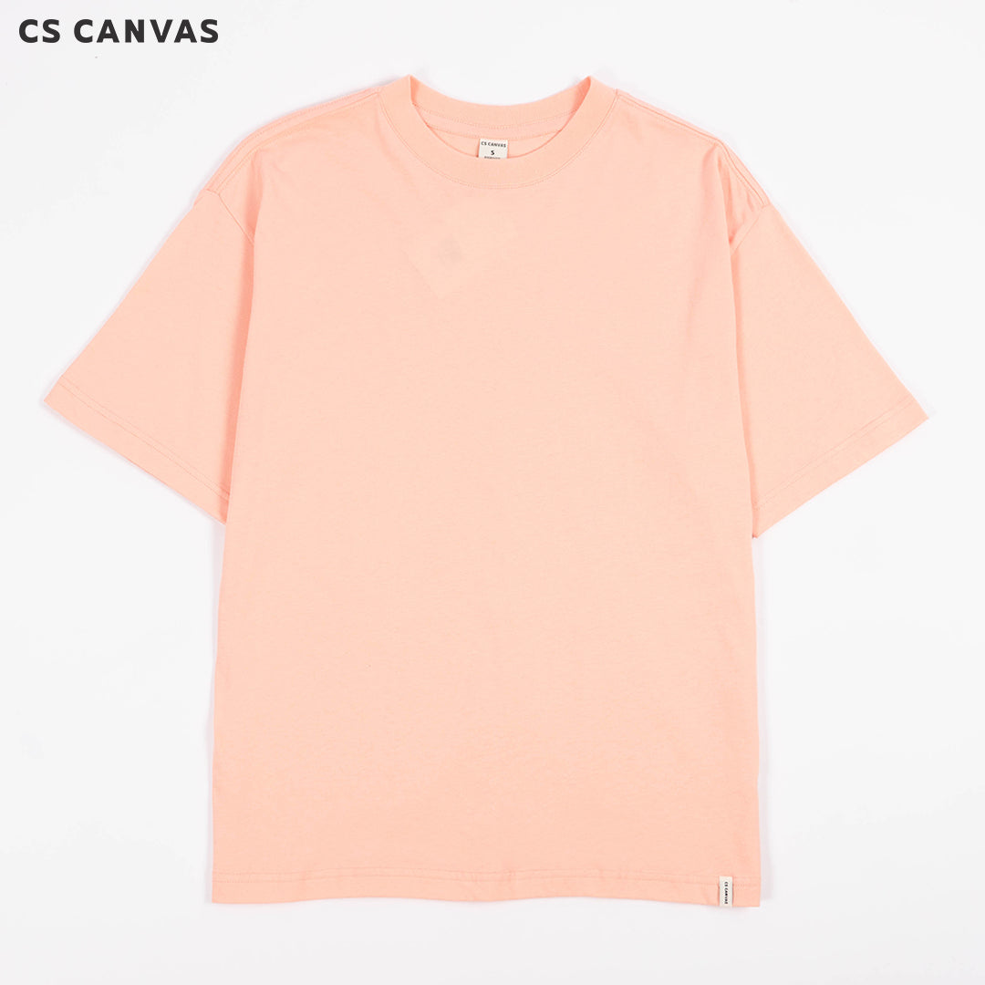 CS CANVAS Men Urban Vibe //Oversized T-Shirt // - เสื้อยืดเปล่า ผู้ชายโอเวอร์ไซส์ ผ้า Cotton USA ใส่สะบายไม่ร้อน XLอก54