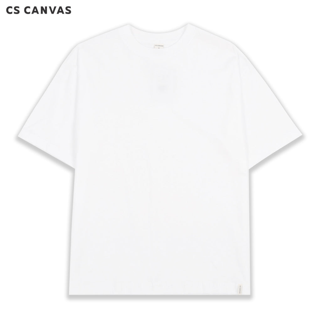 CS CANVAS Men Urban Vibe //Oversized T-Shirt // - เสื้อยืดเปล่า ผู้ชายโอเวอร์ไซส์ ผ้า Cotton USA ใส่สะบายไม่ร้อน XLอก54