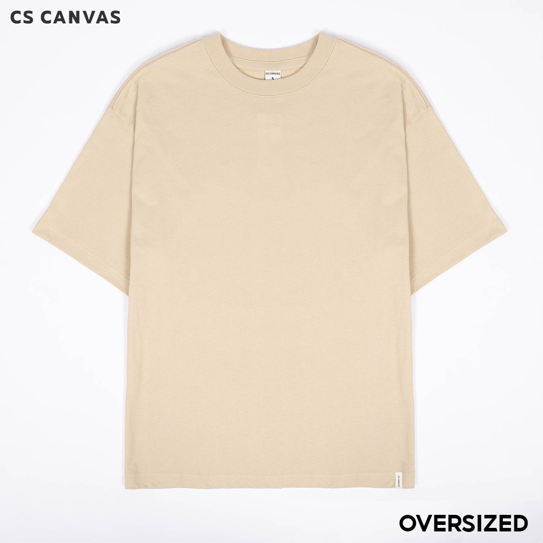 CS CANVAS Men Urban Vibe //Oversized T-Shirt // - เสื้อยืดเปล่า ผู้ชายโอเวอร์ไซส์ ผ้า Cotton USA ใส่สบายไม่ร้อน