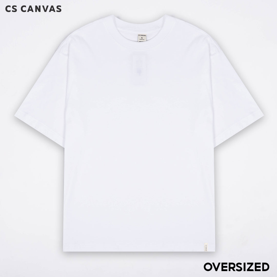 CS CANVAS Men Urban Vibe //Oversized T-Shirt // - เสื้อยืดเปล่า ผู้ชายโอเวอร์ไซส์ ผ้า Cotton USA ใส่สบายไม่ร้อน