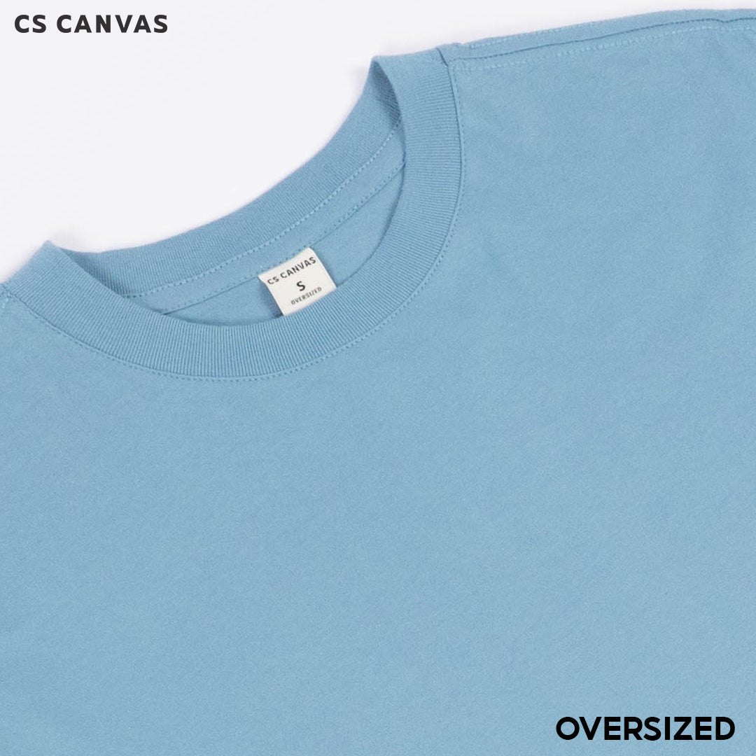 CS CANVAS Men Urban Vibe //Oversized T-Shirt // - เสื้อยืดเปล่า ผู้ชายโอเวอร์ไซส์ ผ้า Cotton USA ใส่สบายไม่ร้อน