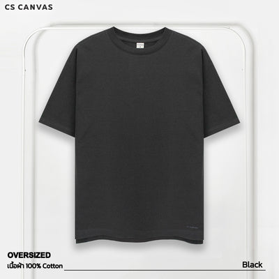 CS CANVAS Men Urban Vibe //Oversized T-Shirt // - เสื้อยืดเปล่า ผู้ชายโอเวอร์ไซส์ ผ้า Cotton USA