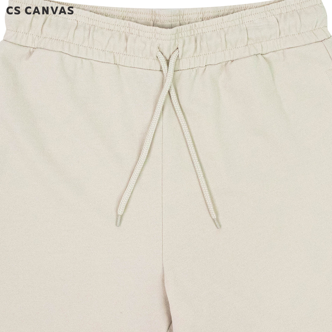 CS CANVAS Men Shorts - กางเกงขาสั้นผู้ใหญ่ ผ้าเกร็ดปลา(French Terry)  ผ้านุ่มฟู มีความหนานุ่ม ยืดหยุ่นใส่สบาย