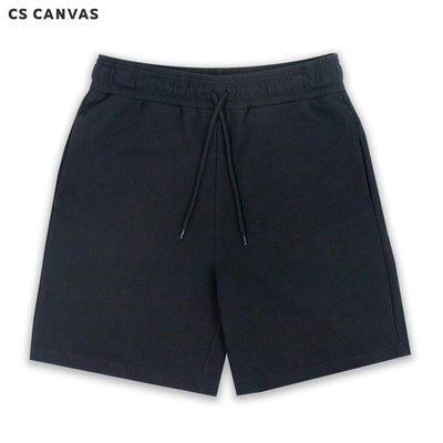 CS CANVAS Men Shorts - กางเกงขาสั้นผู้ใหญ่ ผ้าเกร็ดปลา(French Terry)  ผ้านุ่มฟู มีความหนานุ่ม ยืดหยุ่นใส่สบาย