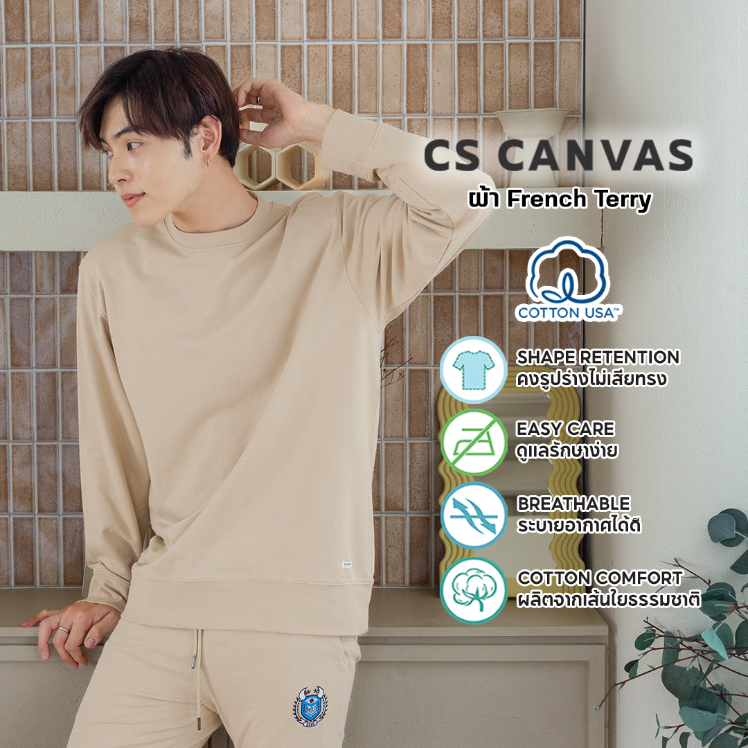 CS CANVAS Men Sweater - เสื้อสเวตเตอร์แขนยาว ผู้ใหญ่