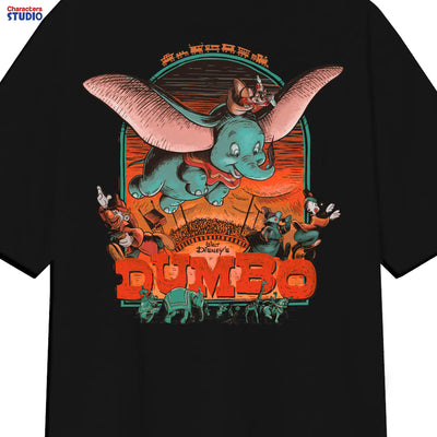 Disney Men Dumbo and Stitch //Oversized T-Shirt Cabonite // -  เสื้อผู้ชายโอเวอร์ไซส์ ดิสนี่ ลายดัมโบ้ และ สติทซ์