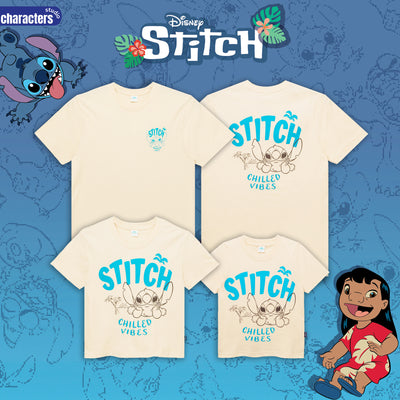 Disney Family Stitch // T-shirt & Crop Lilo&Stitch // -  เสื้อยืดผู้ใหญ่ ครอป และเด็ก ดิสนีย์ ลาย ลิโล่แอนด์สติทช์
