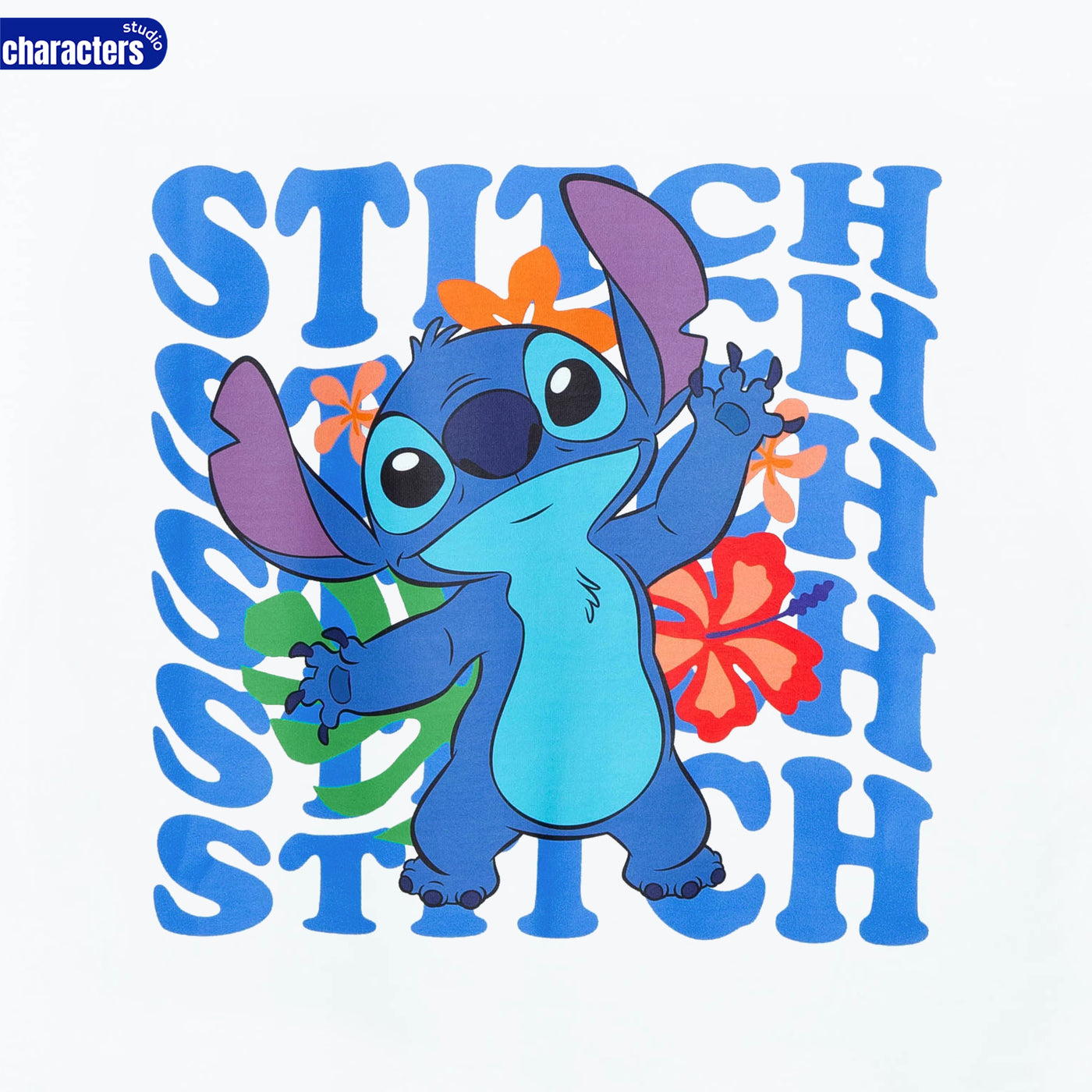 Disney Men&Women Stitch  //Oversized BOXY// - เสื้อยืดผู้ใหญ่โอเวอร์ไซซ์ทรง BOXY ดิสนีย์ ลาย ลิโล่แอนด์สติทช์