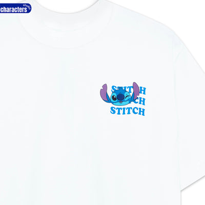 Disney Men&Women Stitch  //Oversized BOXY// - เสื้อยืดผู้ใหญ่โอเวอร์ไซซ์ทรง BOXY ดิสนีย์ ลาย ลิโล่แอนด์สติทช์