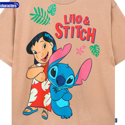 Disney Family Stitch // Oversized Lilo&Stitch // -  เสื้อยืดผู้ใหญ่โอเวอร์ไซซ์และเด็ก ดิสนีย์ ลาย ลิโล่แอนด์สติทช์