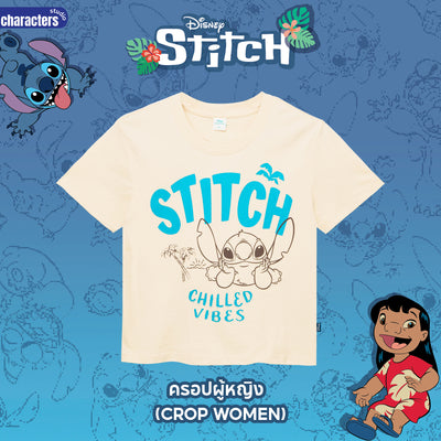 Disney Family Stitch // T-shirt & Crop Lilo&Stitch // -  เสื้อยืดผู้ใหญ่ ครอป และเด็ก ดิสนีย์ ลาย ลิโล่แอนด์สติทช์