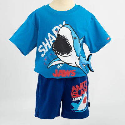 Universal Studios Boy Jaws T-Shirt Short Hat -เสื้อยืด กางเกง หมวก เด็กผู้ชาย1-7ปี ยูนิเวอร์แซล สตูดิโอ ลายจอว์สฉลามโจมตี