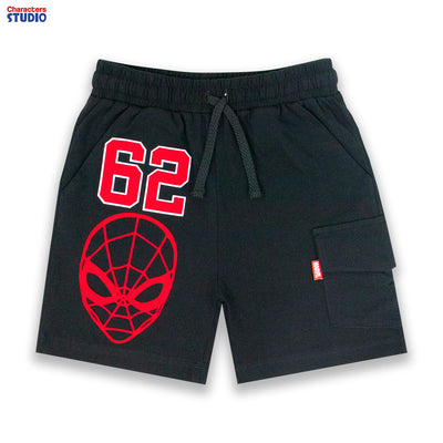 Marvel Boy Spider-Man Flock Print T-Shirt &Short - เสื้อยืด และกางเกงเด็กลายสไปเดอร์แมน