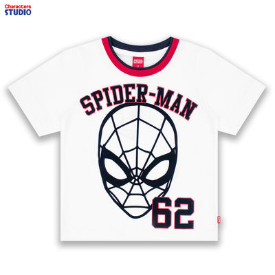 Marvel Boy Spider-Man Flock Print T-Shirt &Short - เสื้อยืด และกางเกงเด็กลายสไปเดอร์แมน