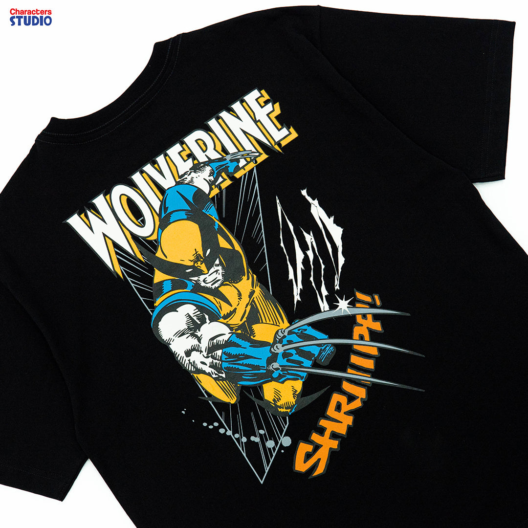 Marvel Men Wolverine // Oversized T-Shirt // -  เสื้อผู้ชายโอเวอร์ไซส์ลายวูล์ฟเวอรีน