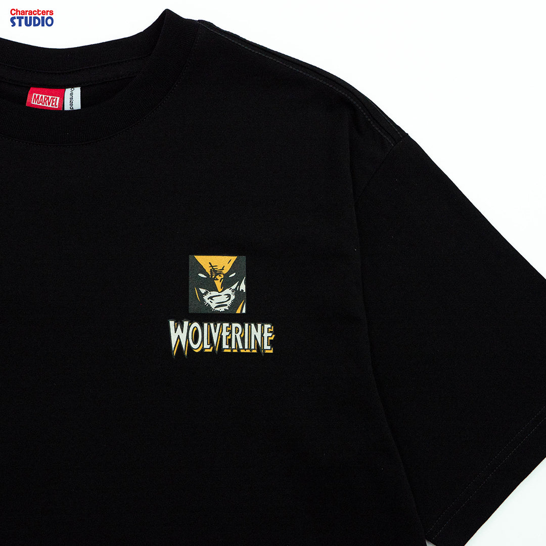 Marvel Men Wolverine // Oversized T-Shirt // -  เสื้อผู้ชายโอเวอร์ไซส์ลายวูล์ฟเวอรีน