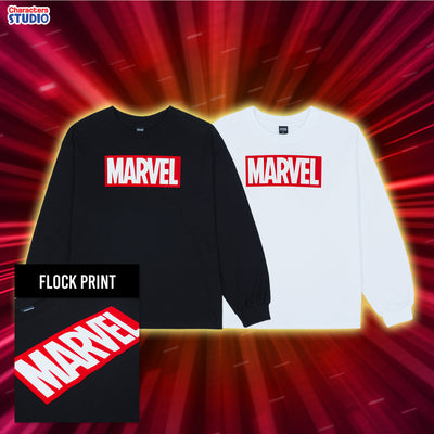 Marvel Men Print Long Sleeve T-Shirt - เสื้อยืดมาร์เวลแขนยาว