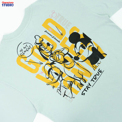 Disney Men Mickey Mouse & Friends //Oversized T-Shirt // - เสื้อยืดโอเวอร์ไซส์ผู้ใหญ่ มิกกี้เมาส์และผองเพื่อน