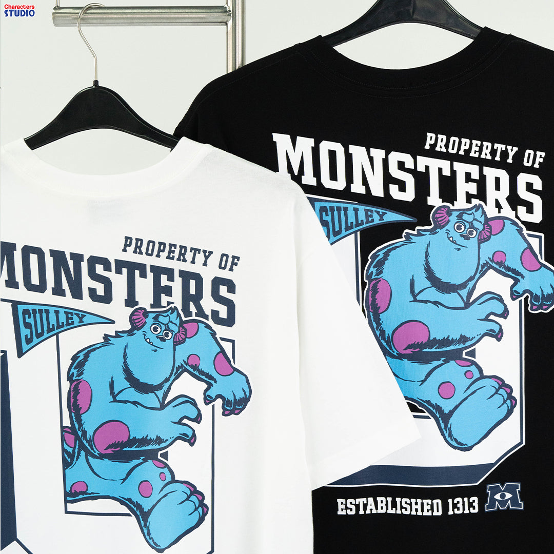 Disney Monsters University Mike&sully // Oversized T-Shirt // - เสื้อโอเวอร์ไซส์  ลายไมค์วาซาวสกี้ & ซัลลี่