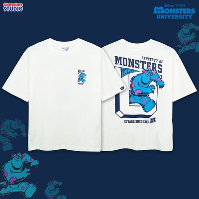 Disney Monsters University Mike&sully // Oversized T-Shirt // - เสื้อโอเวอร์ไซส์  ลายไมค์วาซาวสกี้ & ซัลลี่