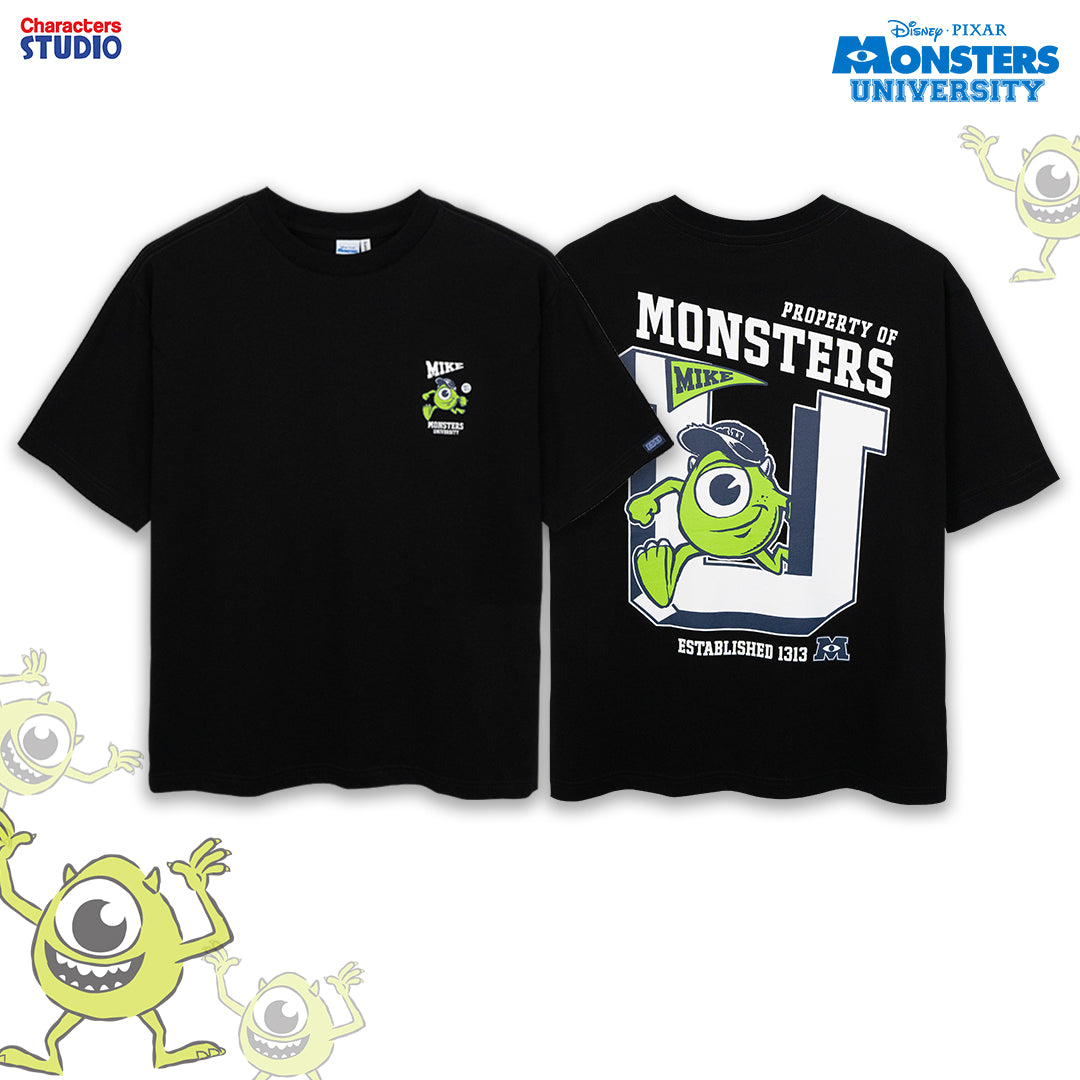 Disney Monsters University Mike&sully // Oversized T-Shirt // - เสื้อโอเวอร์ไซส์  ลายไมค์วาซาวสกี้ & ซัลลี่