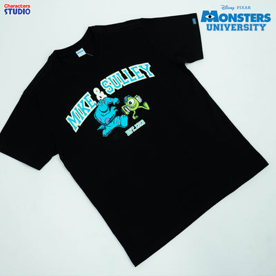 Disney Men Monsters university Mike Sully(ทรง Relax)T-Shirt - เสื้อยืดผู้ใหญ่ มหาลัย มอนสเตอร์ ไมค์&ซัลลี่ ทรงรีแลค