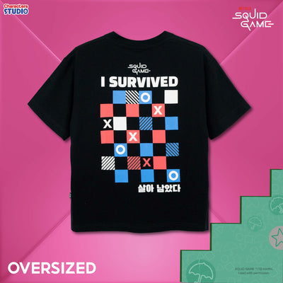 Squid Game Men&Women //Oversized T-shirt// - เสื้อโอเวอร์ไซส์ผู้ใหญ่ สควิดเกม สินค้าลิขสิทธิ์ 100% ผ้า Cabonite